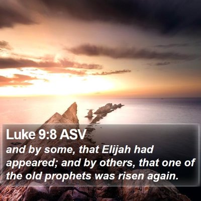 Luke 9:8 ASV Bible Verse Image