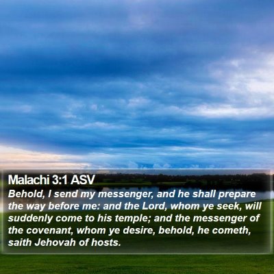 Malachi 3:1 ASV Bible Verse Image