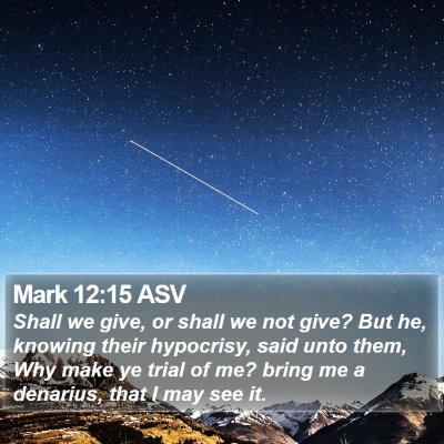 Mark 12:15 ASV Bible Verse Image