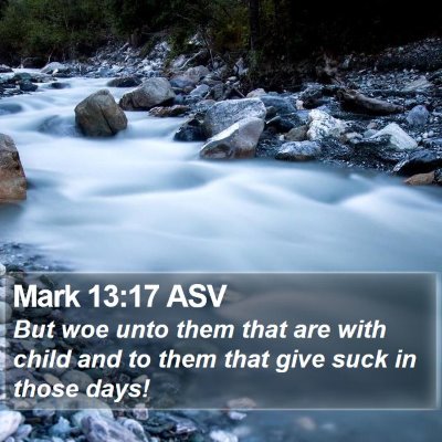 Mark 13:17 ASV Bible Verse Image