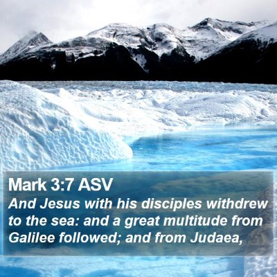 Mark 3:7 ASV Bible Verse Image