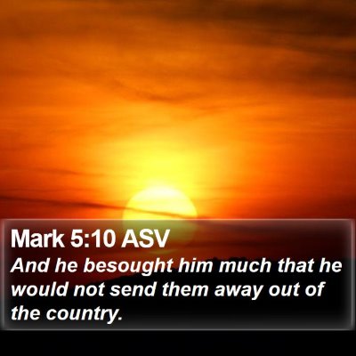 Mark 5:10 ASV Bible Verse Image