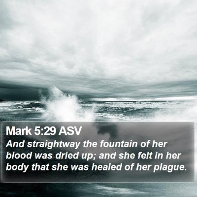 Mark 5:29 ASV Bible Verse Image