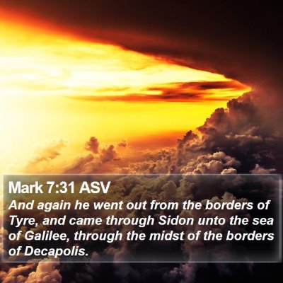 Mark 7:31 ASV Bible Verse Image