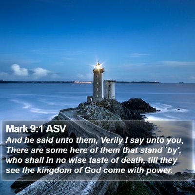 Mark 9:1 ASV Bible Verse Image