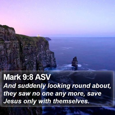 Mark 9:8 ASV Bible Verse Image