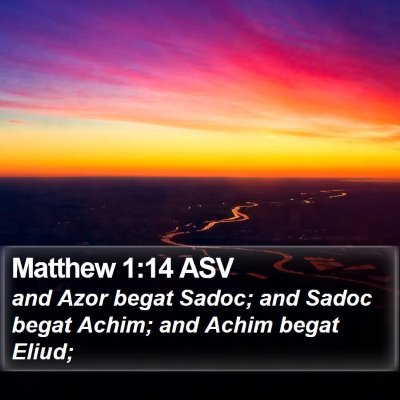 Matthew 1:14 ASV Bible Verse Image