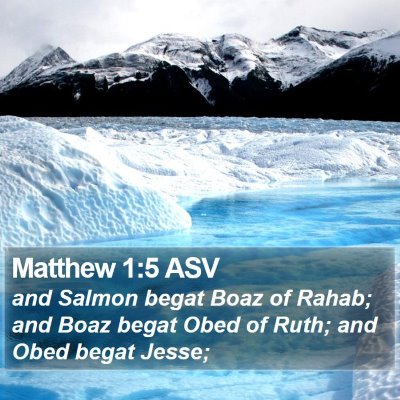 Matthew 1:5 ASV Bible Verse Image
