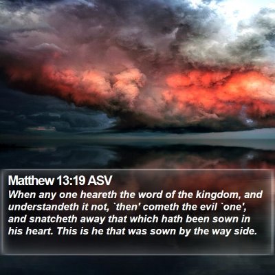 Matthew 13:19 ASV Bible Verse Image