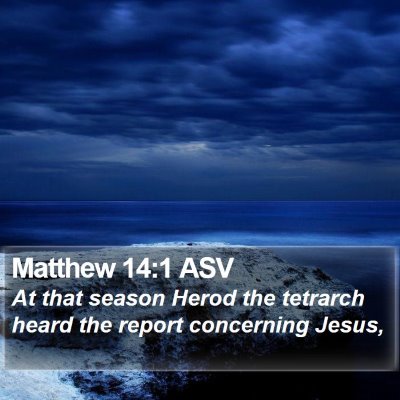 Matthew 14:1 ASV Bible Verse Image