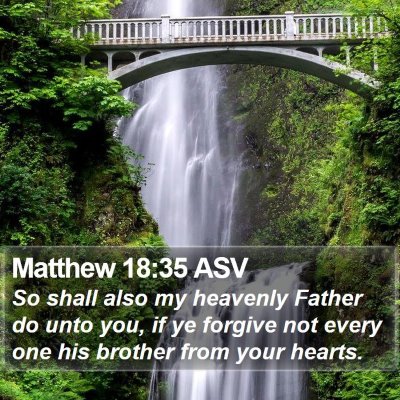 Matthew 18:35 ASV Bible Verse Image
