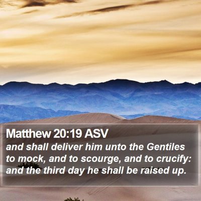 Matthew 20:19 ASV Bible Verse Image