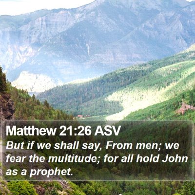 Matthew 21:26 ASV Bible Verse Image