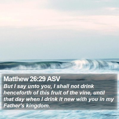 Matthew 26:29 ASV Bible Verse Image