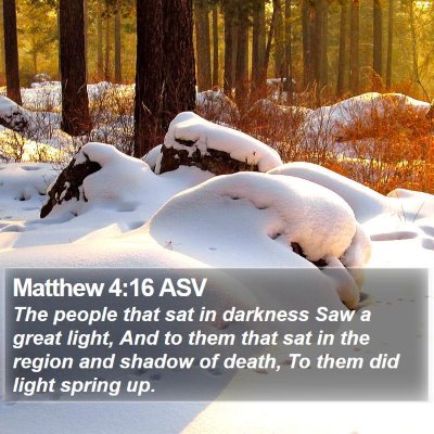 Matthew 4:16 ASV Bible Verse Image