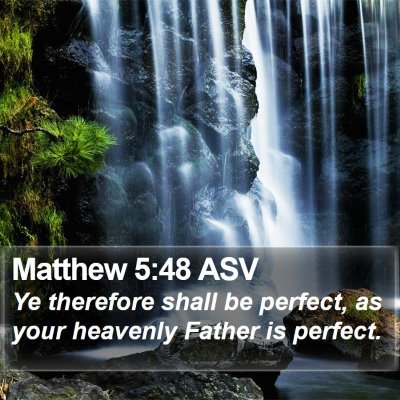Matthew 5:48 ASV Bible Verse Image