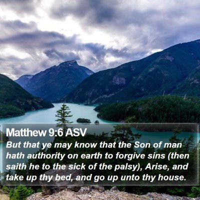 Matthew 9:6 ASV Bible Verse Image