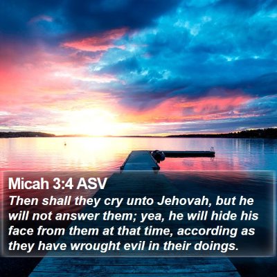 Micah 3:4 ASV Bible Verse Image