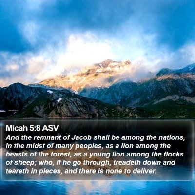 Micah 5:8 ASV Bible Verse Image