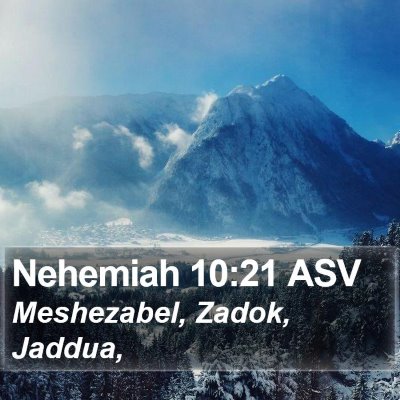 Nehemiah 10:21 ASV Bible Verse Image