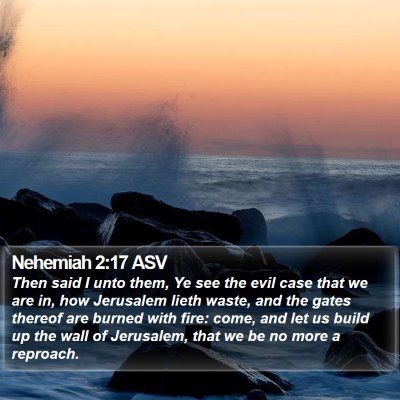 Nehemiah 2:17 ASV Bible Verse Image