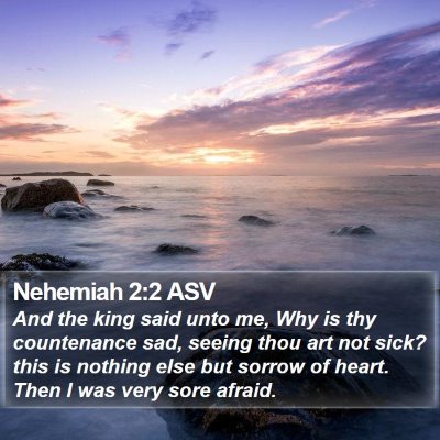 Nehemiah 2:2 ASV Bible Verse Image