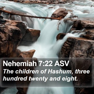 Nehemiah 7:22 ASV Bible Verse Image