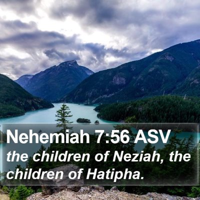 Nehemiah 7:56 ASV Bible Verse Image