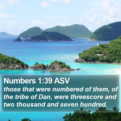 Numbers 1:39 ASV Bible Verse Image
