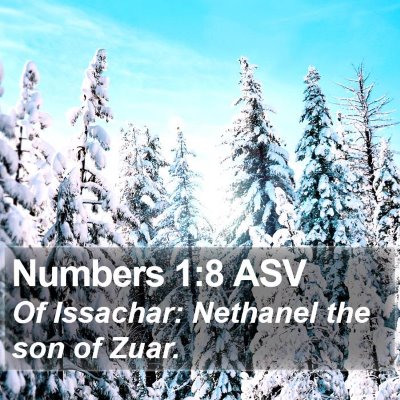 Numbers 1:8 ASV Bible Verse Image