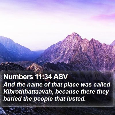 Numbers 11:34 ASV Bible Verse Image