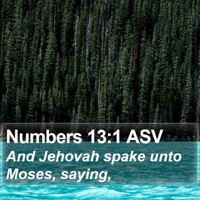 Numbers 13:1 ASV Bible Verse Image