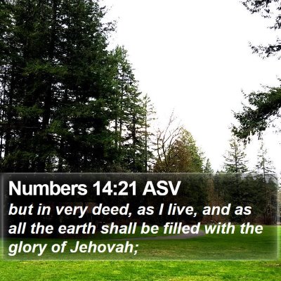 Numbers 14:21 ASV Bible Verse Image