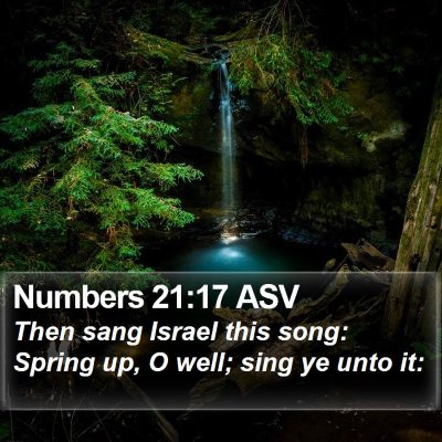 Numbers 21:17 ASV Bible Verse Image