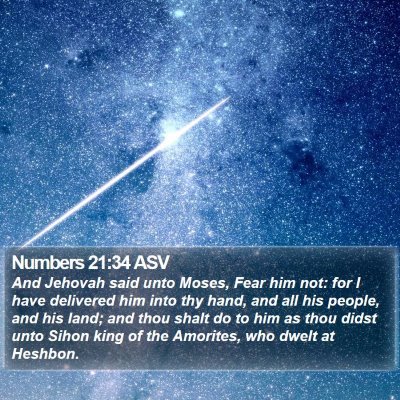 Numbers 21:34 ASV Bible Verse Image