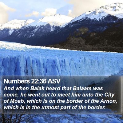 Numbers 22:36 ASV Bible Verse Image