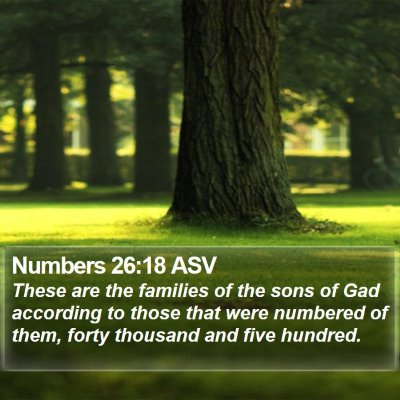 Numbers 26:18 ASV Bible Verse Image