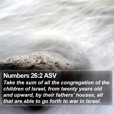 Numbers 26:2 ASV Bible Verse Image