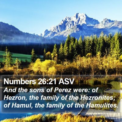 Numbers 26:21 ASV Bible Verse Image