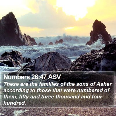 Numbers 26:47 ASV Bible Verse Image
