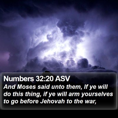 Numbers 32:20 ASV Bible Verse Image