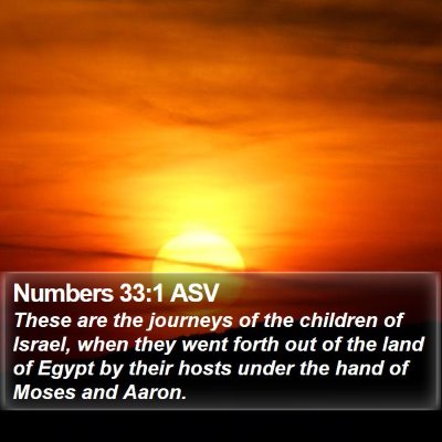 Numbers 33:1 ASV Bible Verse Image