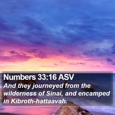 Numbers 33:16 ASV Bible Verse Image