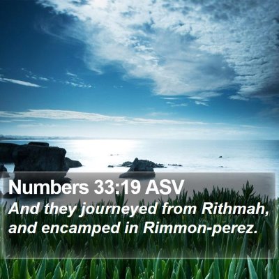 Numbers 33:19 ASV Bible Verse Image