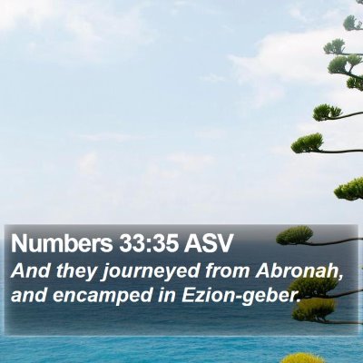Numbers 33:35 ASV Bible Verse Image