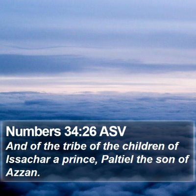 Numbers 34:26 ASV Bible Verse Image