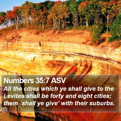 Numbers 35:7 ASV Bible Verse Image