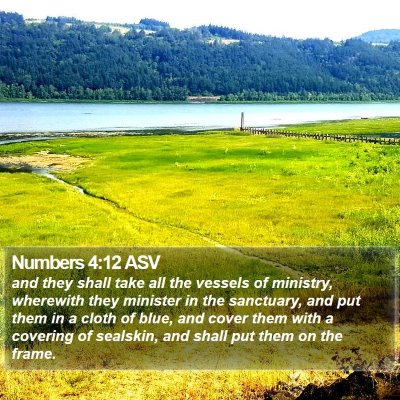 Numbers 4:12 ASV Bible Verse Image