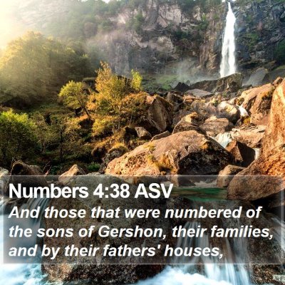 Numbers 4:38 ASV Bible Verse Image