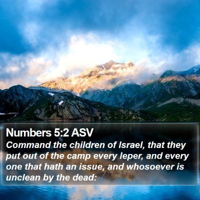 Numbers 5:2 ASV Bible Verse Image